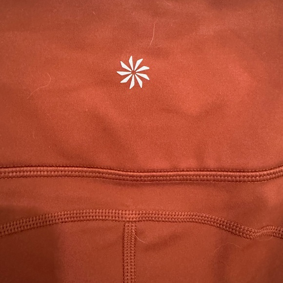 Athleta Rainier Tight Leggings Size Small Burnt Orange - Picture 3 of 4
